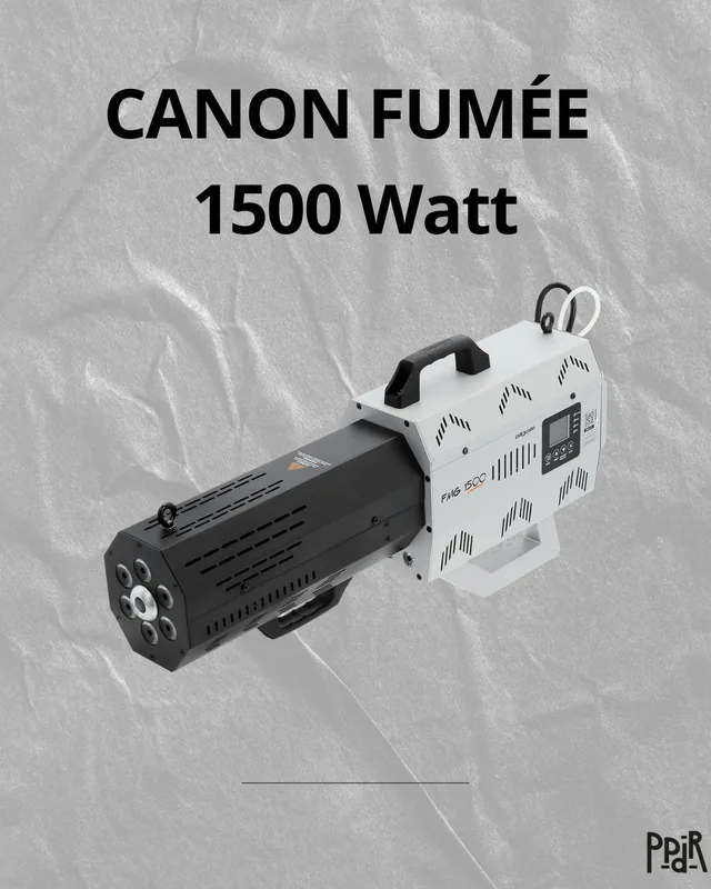 Location Canon à fumée 1500 W — Adam