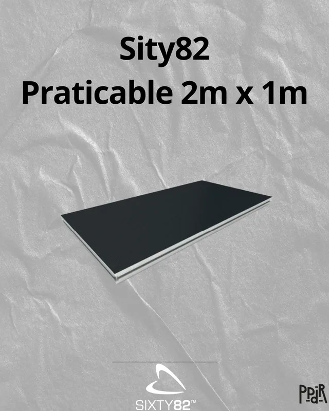 Location Praticable 2m×1m — Sixty82