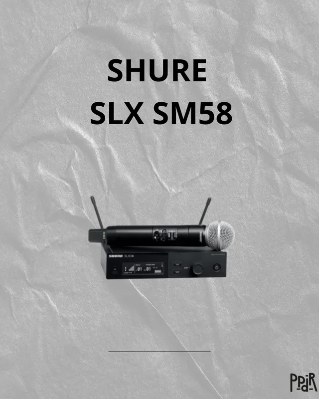 Location Shure SLX SM58 — micro main HF — Shure